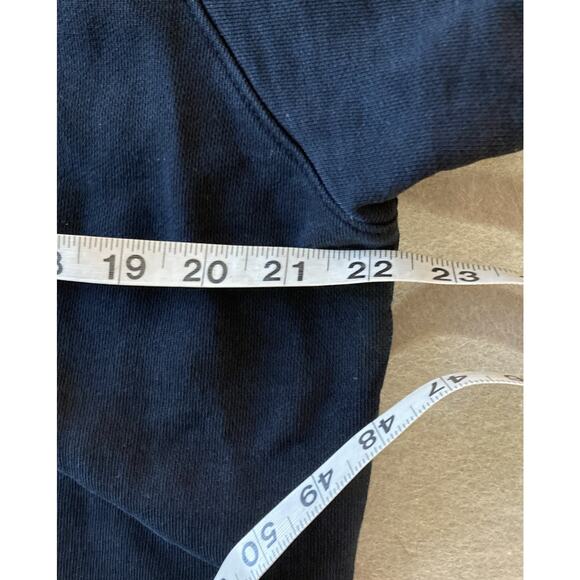 Citizens of Humanity Noeme Turtleneck Sweatshirt Sz L Black Puff Sleeve Modern - Picture 8 of 9